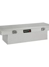 TrailFX Crsovr Angled Sgl Lid Dia Tread Bright Pol Alum 54x19.25x13.5 W/Tray                                     - 110511 - Image 2